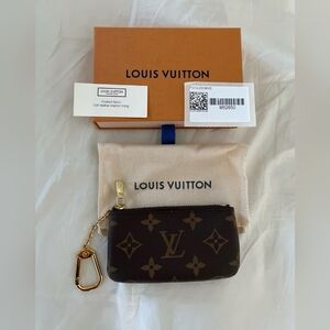 Louis Vuitton Brown Monogram Key Pouch